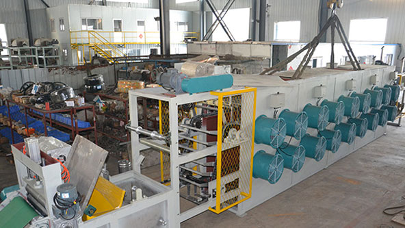 Floor Standing Rubber Batch Off Cooling Machine