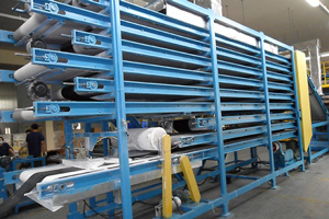 Chain Belt Multilayer Rubber Sheet Cooling Machine