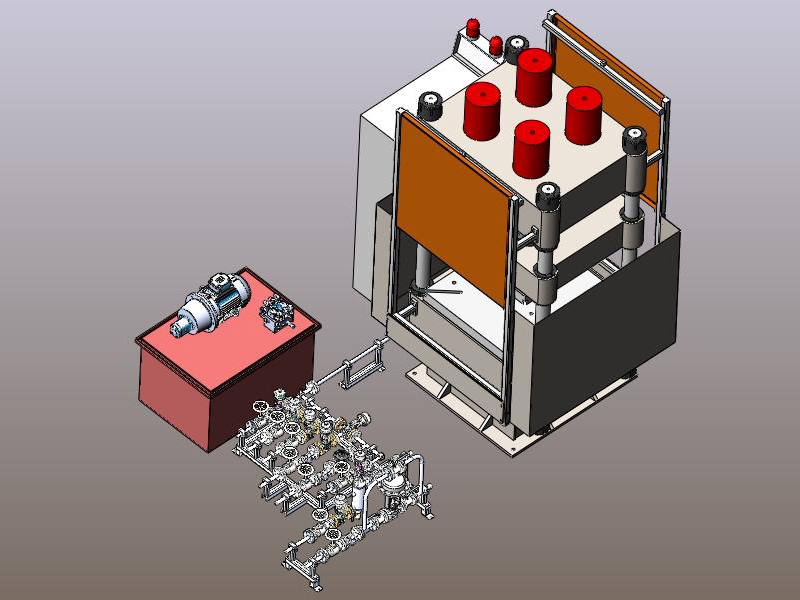 Air Spring Rubber Vulcanizing Press